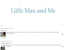 Tablet Screenshot of littlemanandme2.blogspot.com