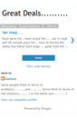 Mobile Screenshot of nishant-greatdeals.blogspot.com