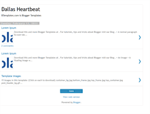 Tablet Screenshot of dallasheartbeat-btemplates.blogspot.com