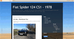 Desktop Screenshot of fiatspider124.blogspot.com