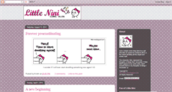 Desktop Screenshot of little-nini.blogspot.com