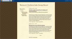 Desktop Screenshot of northernlakegeorgeresort.blogspot.com