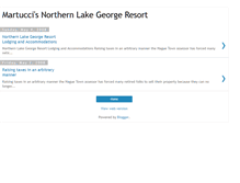 Tablet Screenshot of northernlakegeorgeresort.blogspot.com