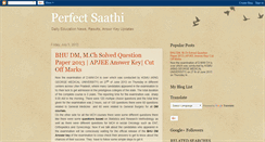 Desktop Screenshot of perfectsaathi.blogspot.com
