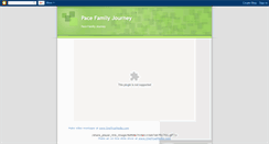 Desktop Screenshot of pacefamilyjourney.blogspot.com