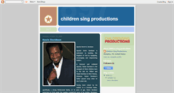 Desktop Screenshot of childrensinginc.blogspot.com
