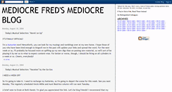 Desktop Screenshot of mediocrefred.blogspot.com