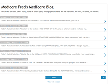 Tablet Screenshot of mediocrefred.blogspot.com