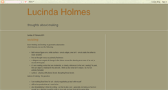 Desktop Screenshot of lucindaholmes.blogspot.com