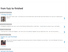 Tablet Screenshot of fromfuzztofinished.blogspot.com