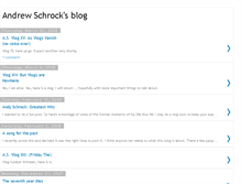 Tablet Screenshot of andrewschrock.blogspot.com