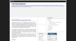 Desktop Screenshot of carhirelanzarotespain.blogspot.com