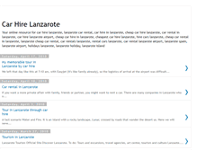 Tablet Screenshot of carhirelanzarotespain.blogspot.com