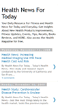 Mobile Screenshot of health-news-for-today.blogspot.com