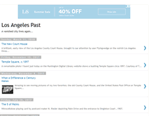 Tablet Screenshot of losangelespast.blogspot.com