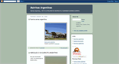 Desktop Screenshot of islasmalvinas.blogspot.com