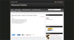 Desktop Screenshot of kumounifood.blogspot.com