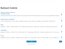 Tablet Screenshot of kumounifood.blogspot.com