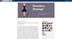 Desktop Screenshot of drunkendamage.blogspot.com