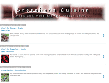 Tablet Screenshot of greenhorncuisine.blogspot.com