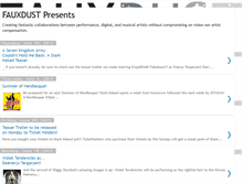 Tablet Screenshot of fauxdust.blogspot.com