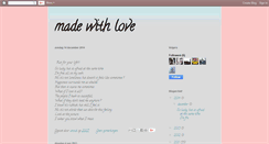 Desktop Screenshot of madewithlovefromholland.blogspot.com