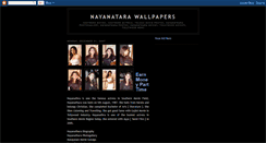 Desktop Screenshot of nayanatarawallpapers.blogspot.com