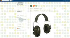 Desktop Screenshot of leight-ear-protection.blogspot.com