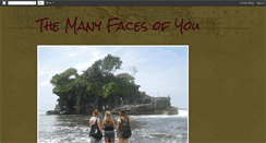 Desktop Screenshot of manyfacesofyou.blogspot.com