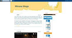 Desktop Screenshot of miruruna.blogspot.com