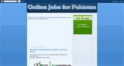 Desktop Screenshot of online-jobs-pakistan.blogspot.com