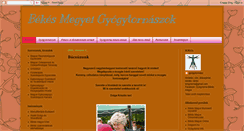 Desktop Screenshot of bekesgyogytorna.blogspot.com