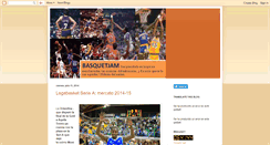 Desktop Screenshot of basquetjam.blogspot.com