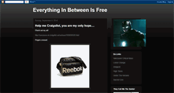 Desktop Screenshot of everythinginbetweenisfree.blogspot.com