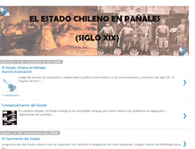 Tablet Screenshot of elamanecerdelestadochileno.blogspot.com