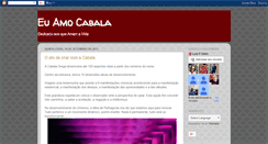 Desktop Screenshot of euamocabala.blogspot.com