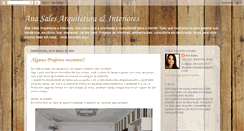 Desktop Screenshot of anasalesarquitetura.blogspot.com