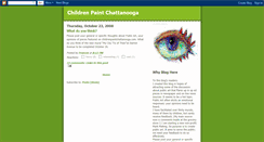 Desktop Screenshot of childrenpaintchattanooga.blogspot.com