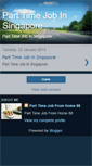 Mobile Screenshot of part-time-job-in-singapore.blogspot.com