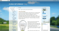 Desktop Screenshot of duniainformasiblog.blogspot.com