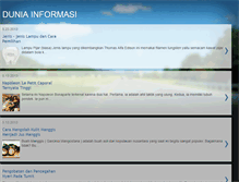 Tablet Screenshot of duniainformasiblog.blogspot.com