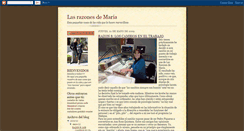 Desktop Screenshot of lasrazonesdemaria.blogspot.com