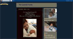 Desktop Screenshot of cysewskifamily.blogspot.com