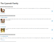 Tablet Screenshot of cysewskifamily.blogspot.com