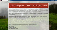 Desktop Screenshot of mapletreeadventure.blogspot.com
