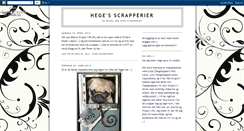 Desktop Screenshot of hegesscrapperier.blogspot.com