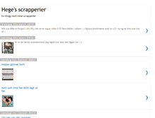 Tablet Screenshot of hegesscrapperier.blogspot.com