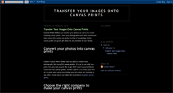 Desktop Screenshot of canvasprintsimages.blogspot.com