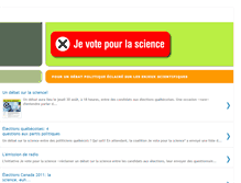 Tablet Screenshot of jevotepourlascience.blogspot.com