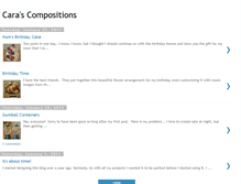 Tablet Screenshot of carascompositions.blogspot.com